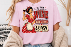 Funny Retro Housewife PNG, 1950s Sarcastic Woman Sublimation Product Image 3