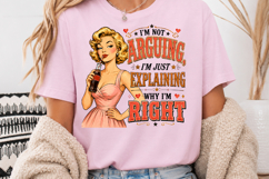 Funny Retro Housewife PNG, 1950s Sarcastic Woman Sublimation Product Image 3