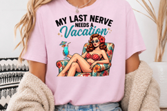Funny Retro Housewife PNG, 1950s Sarcastic Woman Sublimation Product Image 3