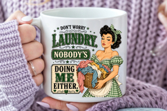 Funny Retro Housewife PNG, 1950s Sarcastic Woman Sublimation Product Image 4