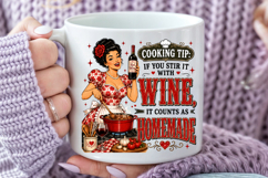 Funny Retro Housewife PNG, 1950s Sarcastic Woman Sublimation Product Image 4