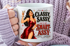 Funny Retro Housewife PNG, 1950s Sarcastic Woman Sublimation Product Image 4