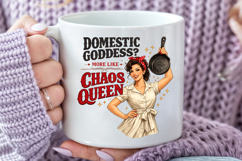 Funny Retro Housewife PNG, 1950s Sarcastic Woman Sublimation Product Image 4