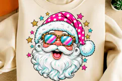 Funny Retro Santa Claus PNG Product Image 2