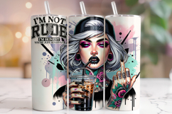 Funny Quotes Tumbler Wrap, Sarcastic Tumbler Wrap, Sassy PNG Product Image 1