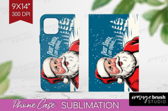 Funny Santa Xmas Phone Case PNG Christmas Case PNG Product Image 1