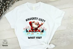 Funny Sarcastic Santa Claus Quotes Png, Sarcasm Christmas Product Image 2