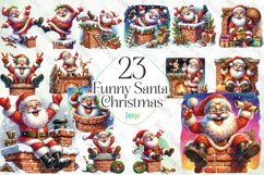 Funny Santa Christmas Sublimation Product Image 1