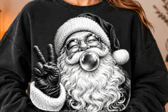 Funny Santa Claus Bubble Gum PNG Product Image 1