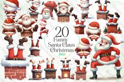 Funny Santa Claus Christmas Sublimation Product Image 1