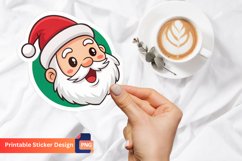 Funny Santa Claus Sticker, Christmas Humor Sticker Product Image 1