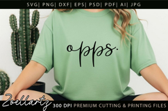 Funny Quote SVG UGH Funny Sarcastic T-shirt Mug Design Product Image 4