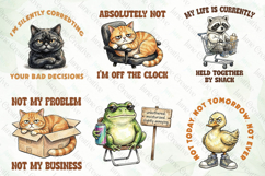Funny Sarcastic Animal Quotes Bundle Product Image 6