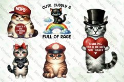 Funny Sarcastic Cat Sublimation Bundle Product Image 4