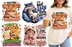 Funny Sarcastic Cat Quotes Png, Sarcasm Saying Product Image 1