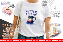 Sarcastic Coffee Art Sublimation Product Image 1