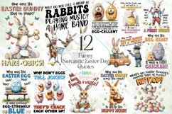Funny Sarcastic Easter Day Quotes Bundle Product Image 1