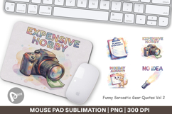 Funny Sarcastic Gear Quotes Mouse Pad Product Image 1