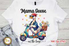 Funny Sarcastic Goose T-Shirt-mama Goose Product Image 2