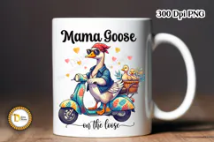 Funny Sarcastic Goose T-Shirt-mama Goose Product Image 3