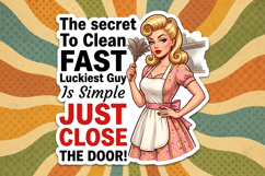 Funny Sarcastic Housewife Stickers Design Bundle Product Image 12