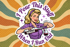 Funny Sarcastic Housewife Stickers Design Bundle Product Image 13