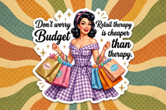 Funny Sarcastic Housewife Stickers Design Bundle Product Image 17