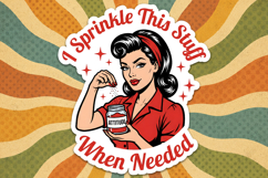 Funny Sarcastic Housewife Stickers Design Bundle Product Image 3