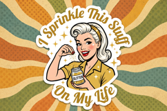 Funny Sarcastic Housewife Stickers Design Bundle Product Image 5