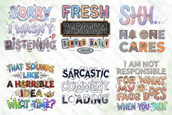 Funny Sarcastic PNG Bundle Clipart Product Image 4