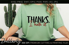 Funny Quote SVG UGH Funny Sarcastic T-shirt Mug Design Product Image 4