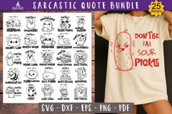 Funny Sarcastic Quotes Bundle SVG Adult Dont be a 