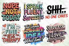 Funny Sarcastic Quotes PNG Sublimation Product Image 3