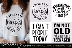Funny Quote SVG Funny T-shirt Mug Design Sarcastic Quote SVG Product Image 1