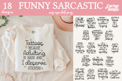 Funny Sarcastic Sublimation and SVG Bundle