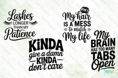 Funny Sarcastic Quotes SVG PNG Product Image 1