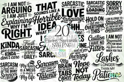 Funny Sarcastic SVG PNG Bundle Product Image 1