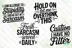 Funny Sarcastic Quotes SVG PNG Product Image 1