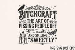 Funny Sarcastic Witch SVG Design Product Image 2