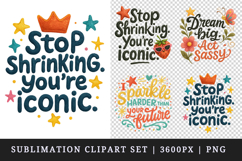 Funny Sassy Quote clipart printable sublimation design png Product Image 1