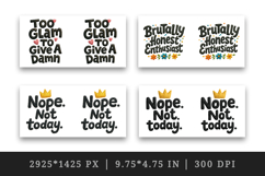 Funny Sassy Quote mug wrap printable sublimation design Product Image 2