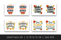 Funny Sassy Quote mug wrap printable sublimation design Product Image 2