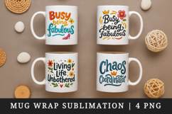 Funny Sassy Quote mug wrap printable sublimation design Product Image 1