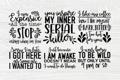 Funny Sayings SVG Bundle, Shirt Svg, Funny Quotes Svg Product Image 4