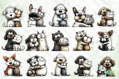 Funny Scary Dog And Cat Clipart Bundle Product Image 6