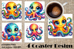 Funny Sea Sublimation | tropical sea octopus Product Image 1