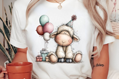 Funny Sheep Clipart Sublimation Product Image 2