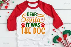 Dear santa it was the dog SVG, Christmas Dog SVG Design Product Image 2