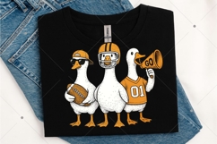 Funny Silly Goose Football Png, Fall Football Game Day Goose Product Image 4