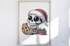 Funny Skeleton Christmas Clipart Product Image 5